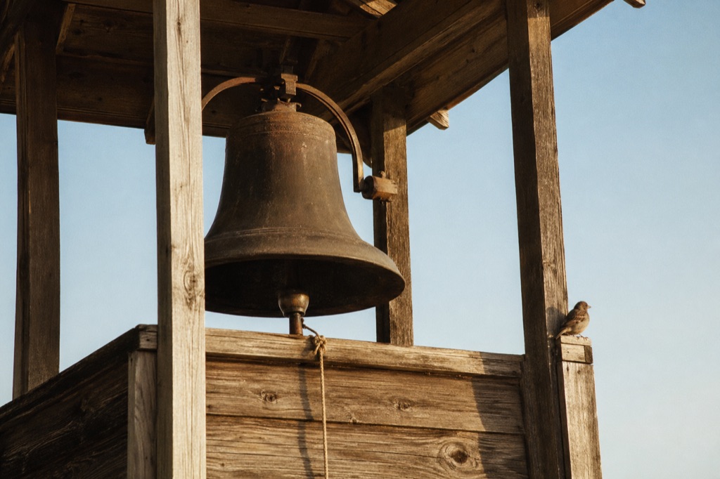 The Bell: A real bronze bell with digital extensions.