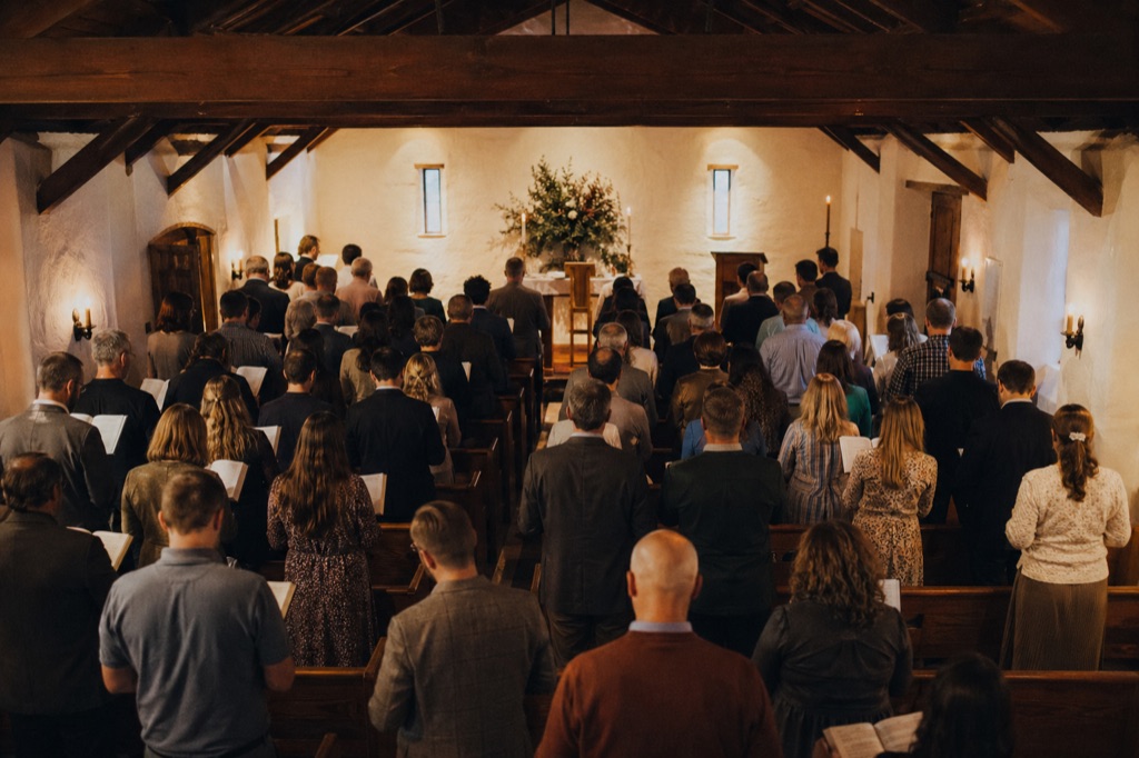 The Hymnal: Communal singing, hymn library, live coordination.
