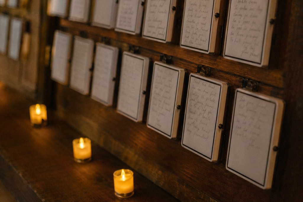 The Remembrance: Community prayer and praise board, public witness over time.